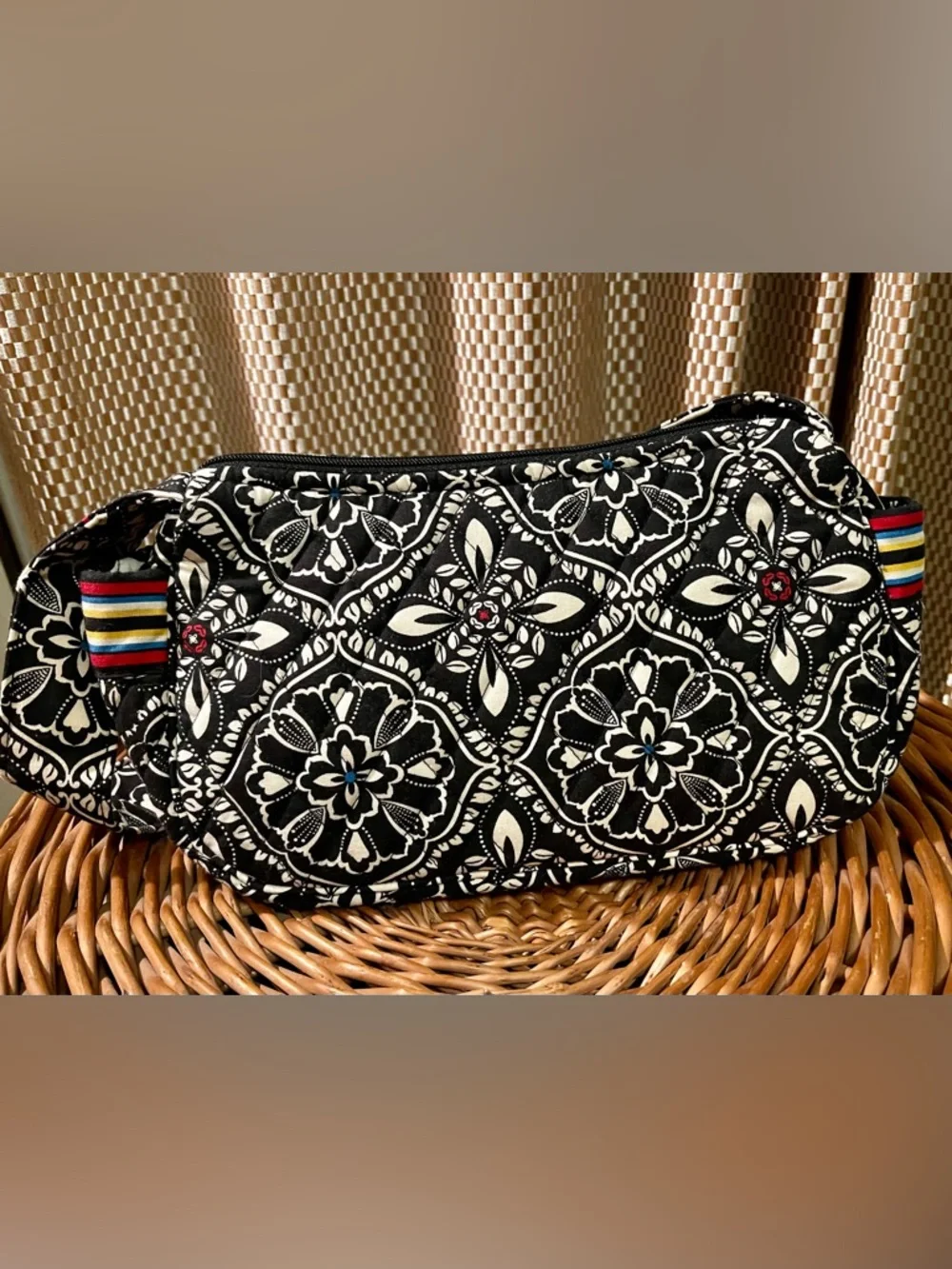 Vera Bradley Shoulder Bag, "Barcelona" Pattern - Picture 1 of 6